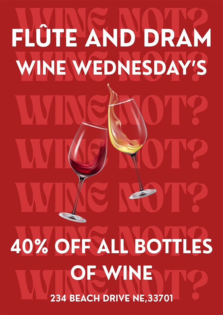 Wine Not Wednesdays specials Wine Not Wednesdays specials